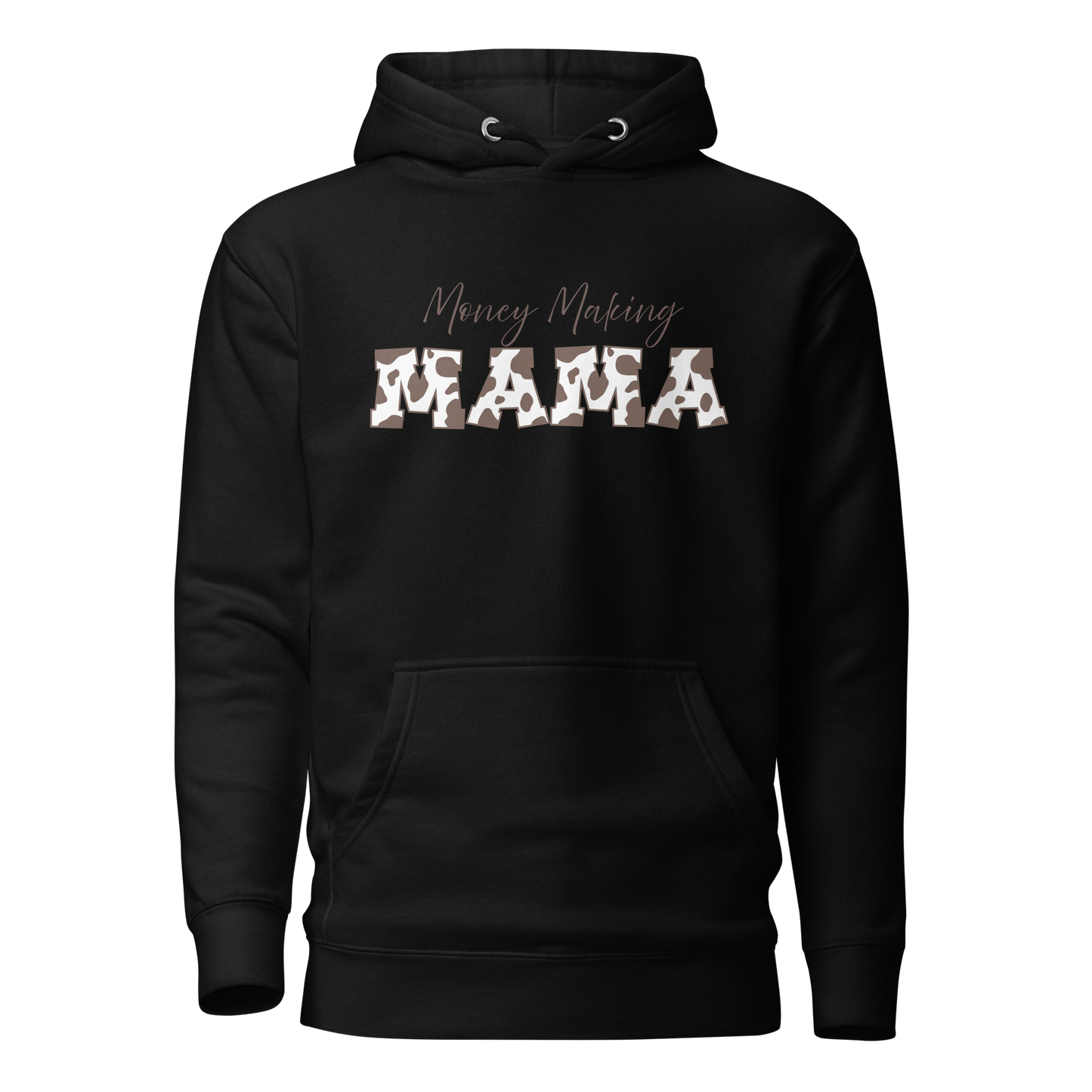 Money Making Mama Cow Print Hoodie