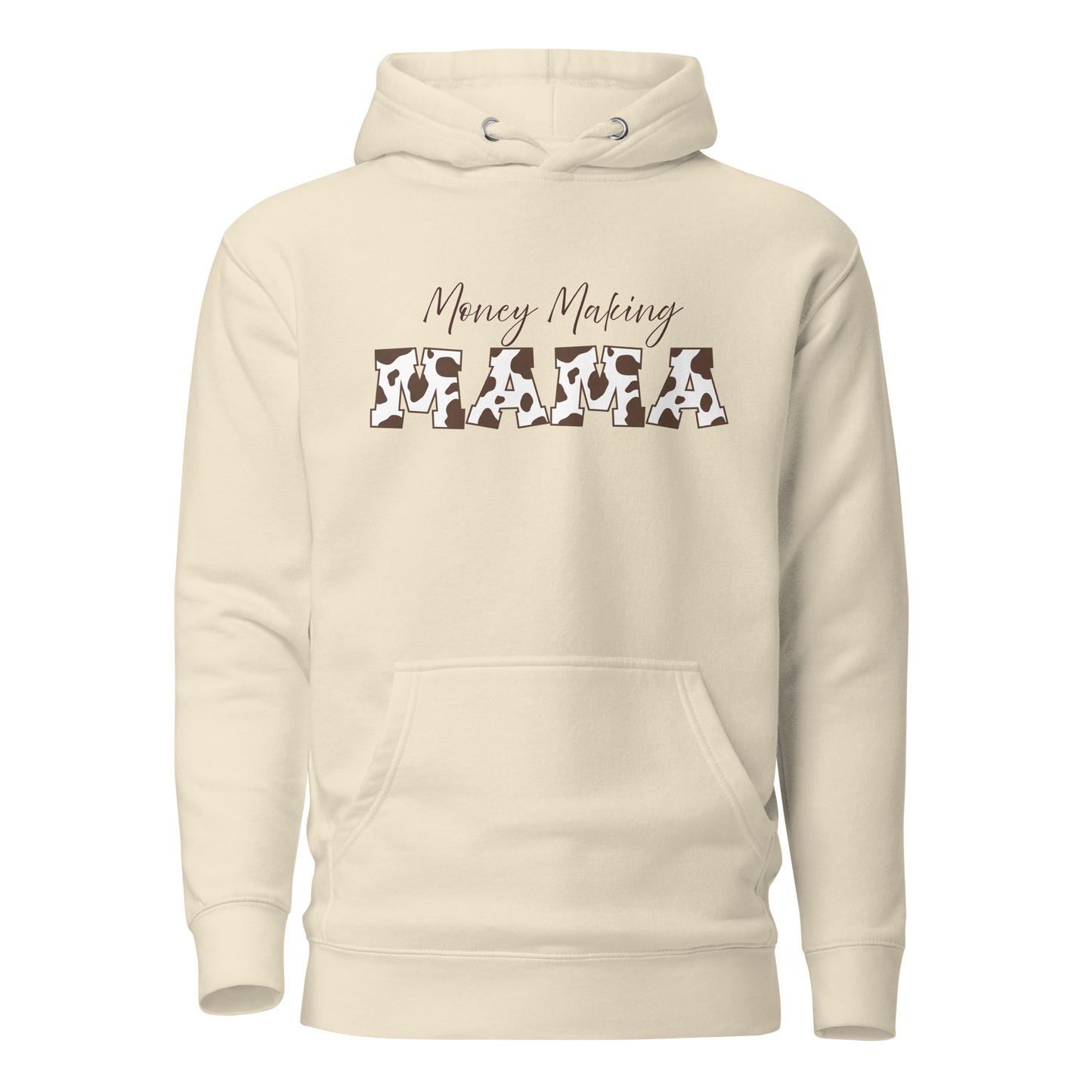 Money Making Mama Cow Print Hoodie