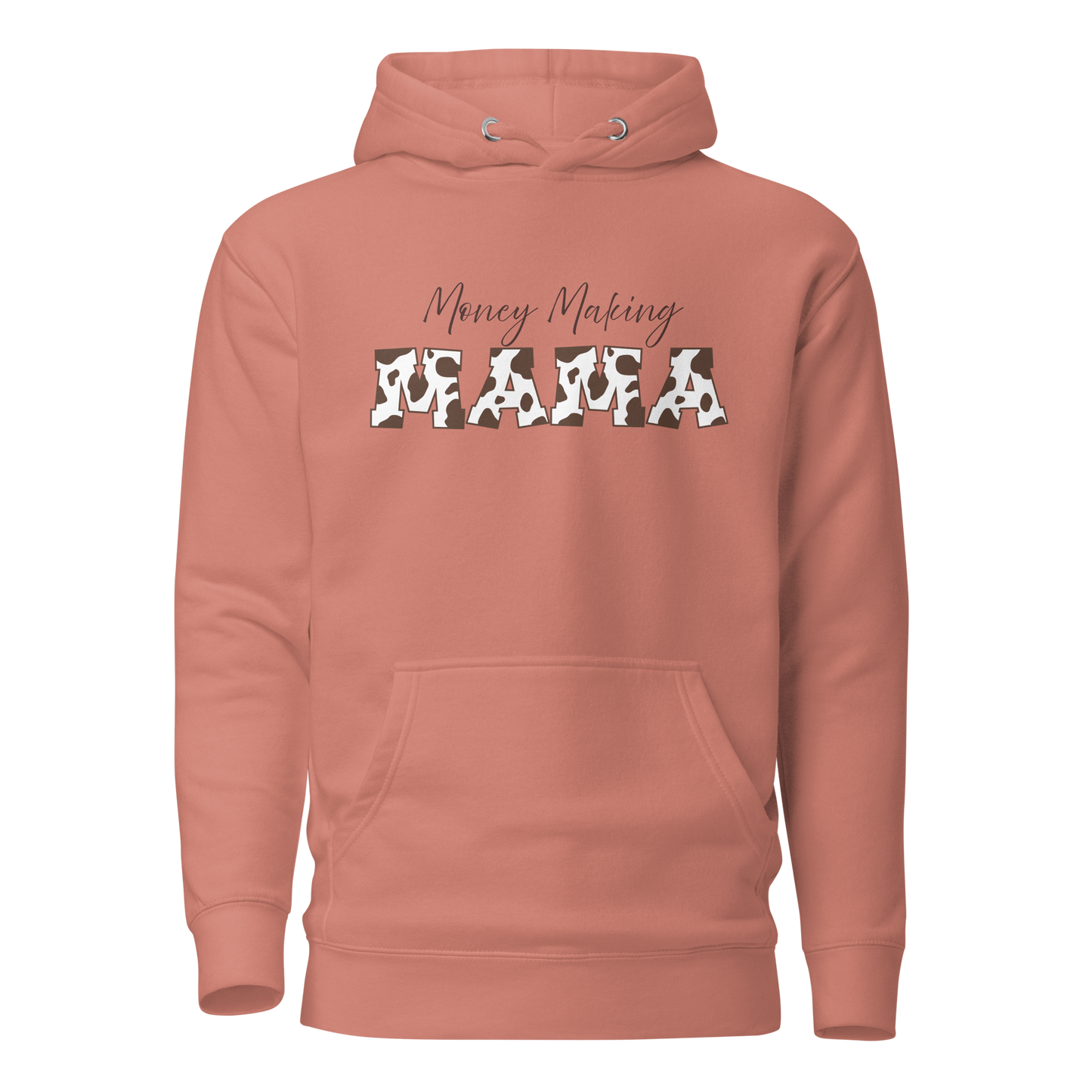Money Making Mama Cow Print Hoodie