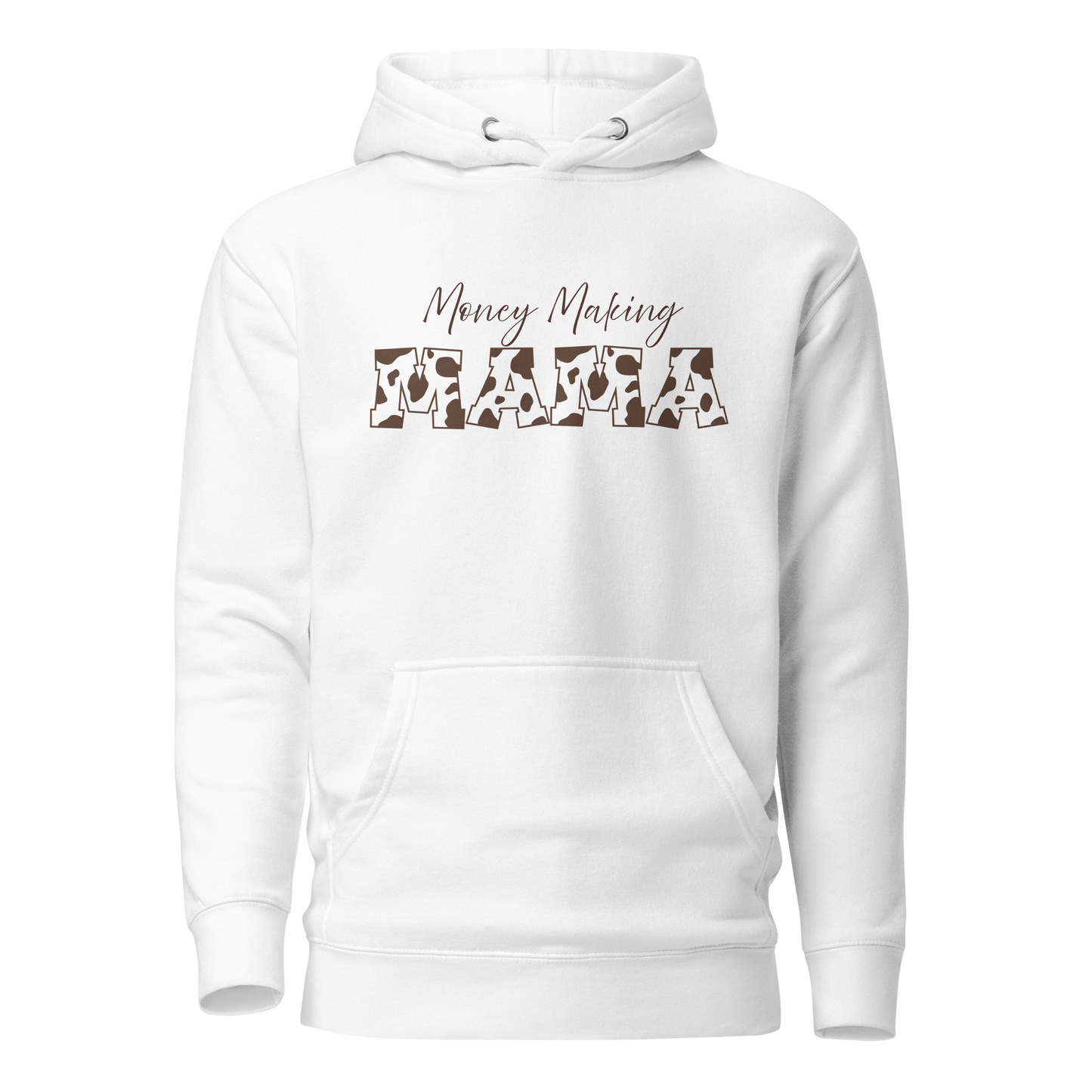 Money Making Mama Cow Print Hoodie